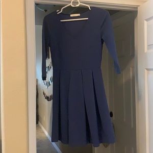 Small blue lush mid sleeve dress